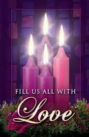 4 Candles on the Advent Wreath - LOVE